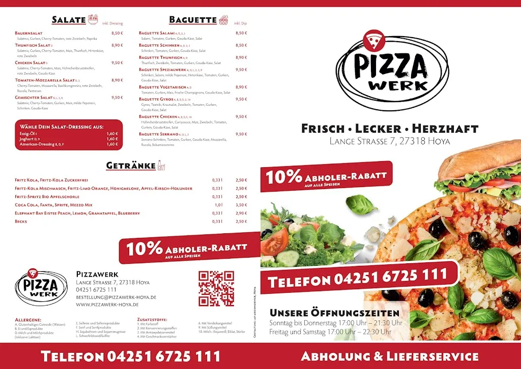 Menu_Pizzawerk Hoya_Hoya_image_1