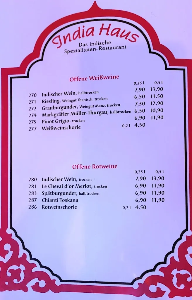 Menu_IndiaHaus im Rattenfängerhaus_Hameln_image_4