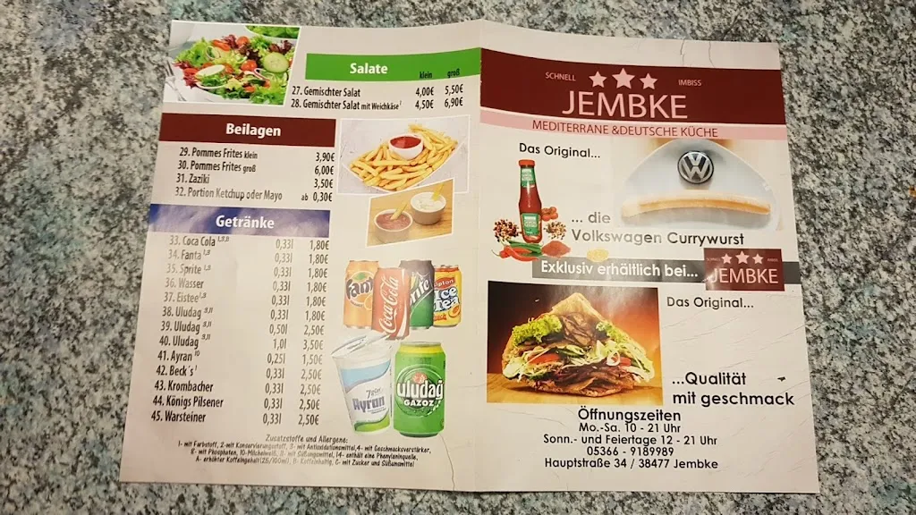 Menu_Jembke Döner Schnell Imbiss_Jembke_immagine_4