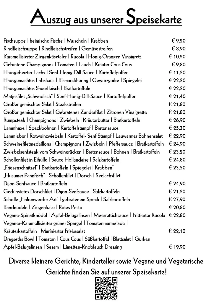 Menu_Dragseth's Gasthof_Husum_image_1