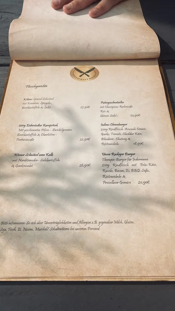 Menu_Restaurant Kilian_Husum_immagine_3