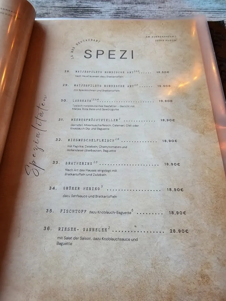 Menu_Restaurant La Mer_Husum_image_3