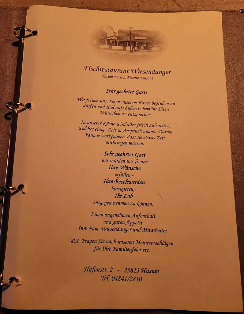 Menu_Fischrestaurant Wiesendanger GmbH_Husum_image_2