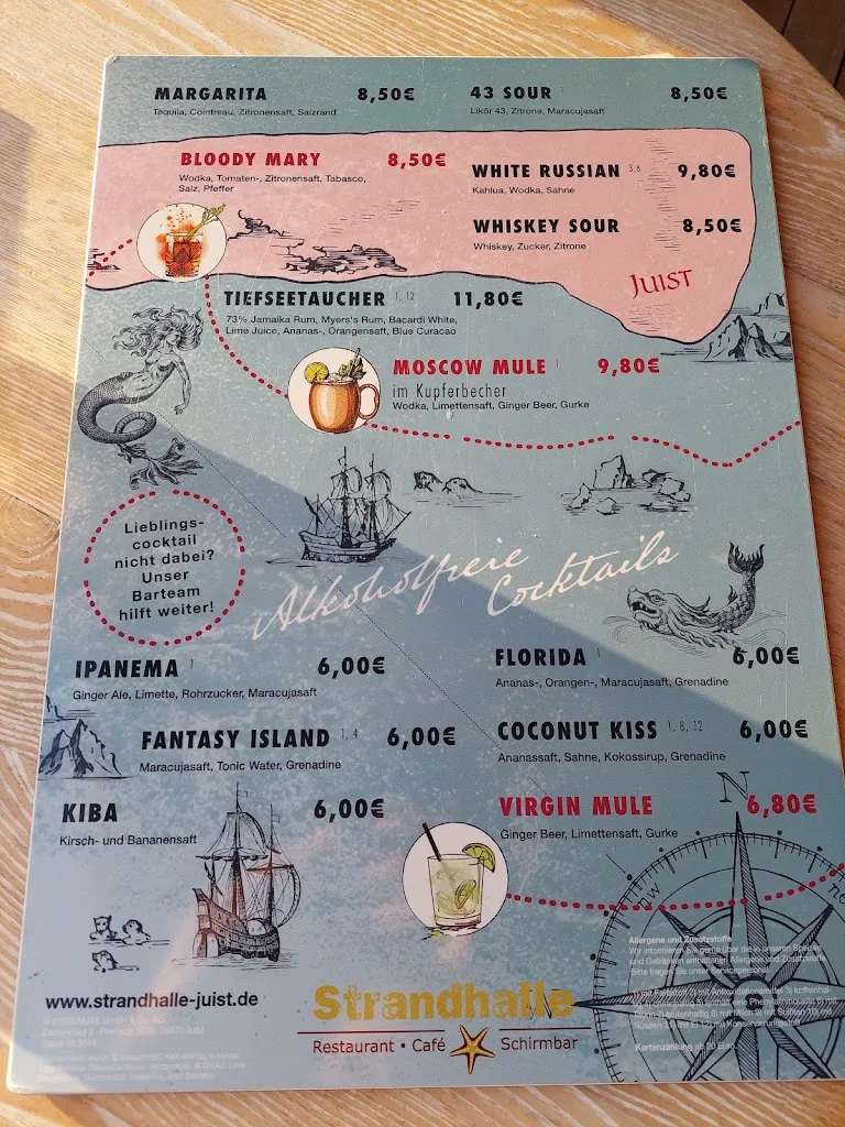 Menu_Hohe Düne Restaurant & Schirmbar_Juist_immagine_2