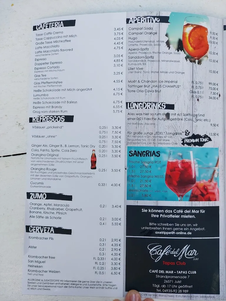 Menu_Cafe del Mar Juist_Juist_image_1