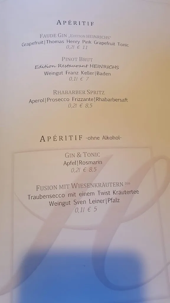 Menu_RESTAURANT HEINRICHS_Isernhagen_image_1