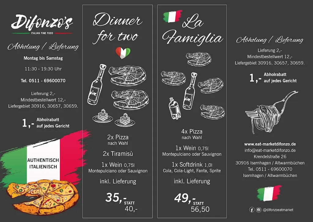 Menu_Difonzo Eat & Market - Bistro & Feinkost-Markt_Isernhagen_image_1