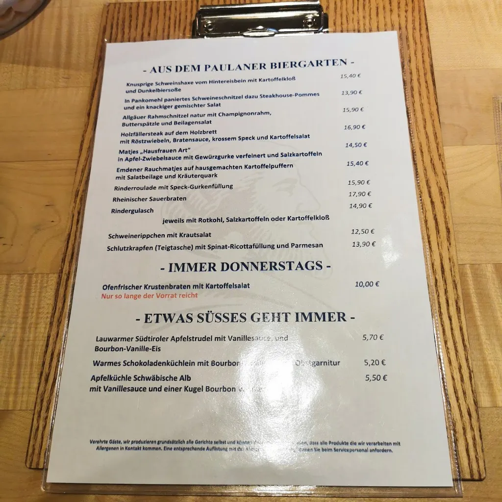 Menu_Spaten Wirtshaus Langenhagen_Langenhagen_image_1