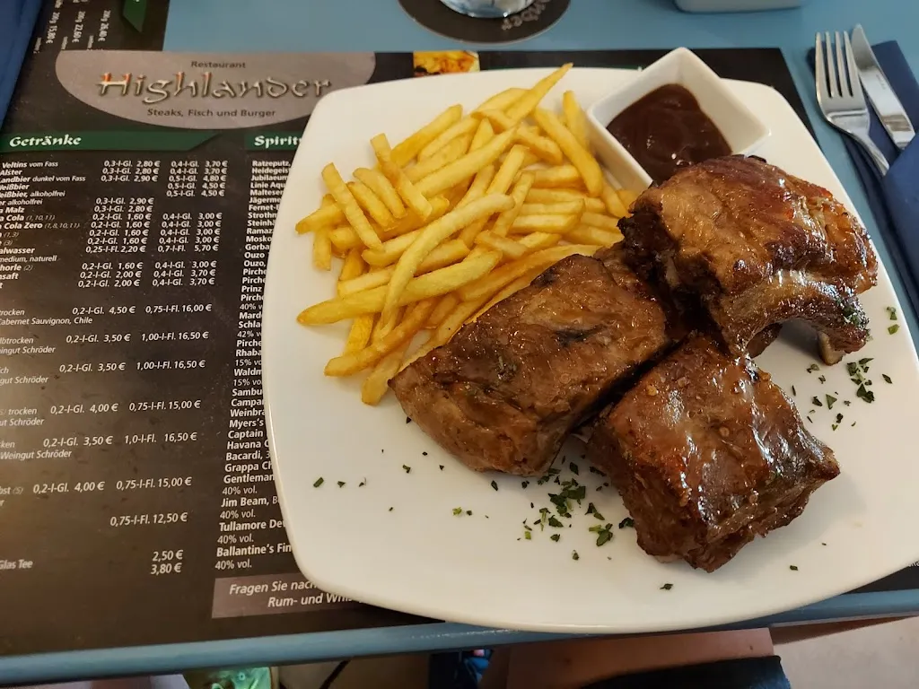 Menu_Restaurant Highlander - Wilhelm Ahrens_Lachendorf_image_9