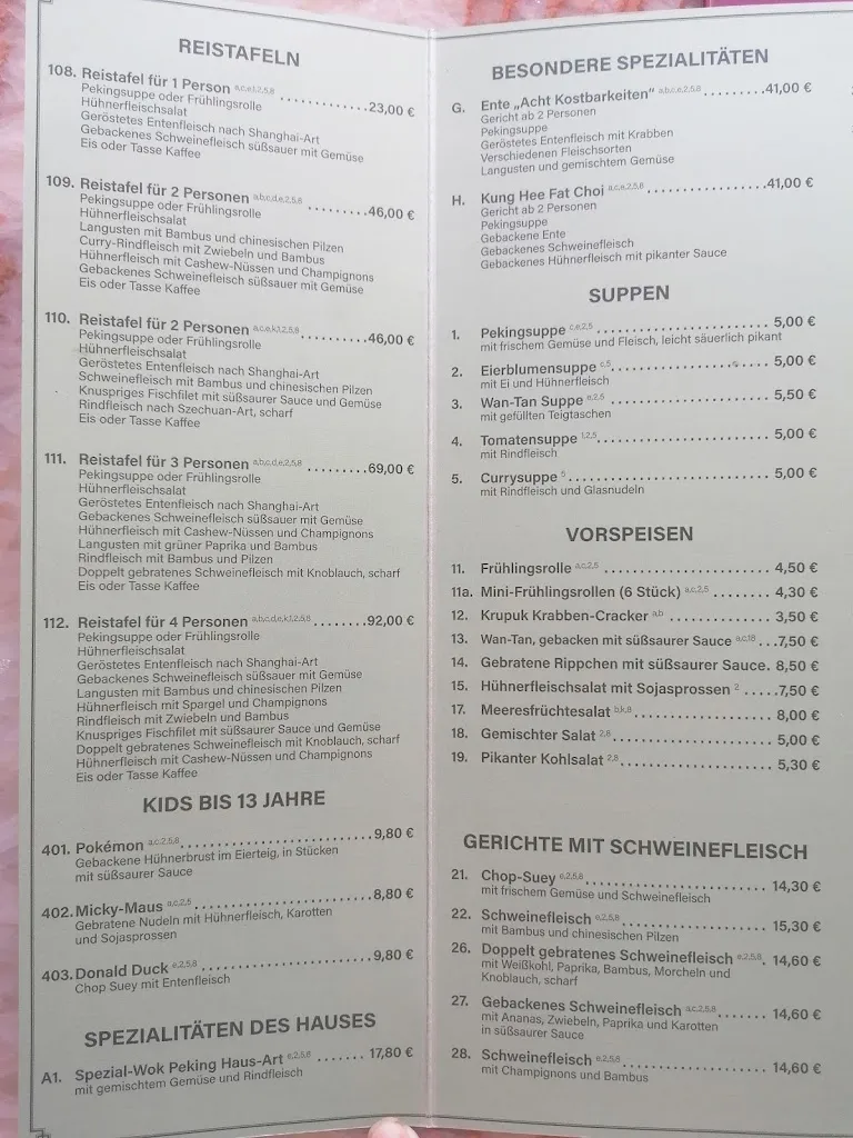 Menu_China Restaurant Peking-Haus_Geestland_immagine_3