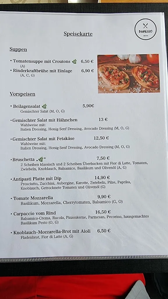 Menu_Burello Restaurant und Eiscafé_Elm_image_1