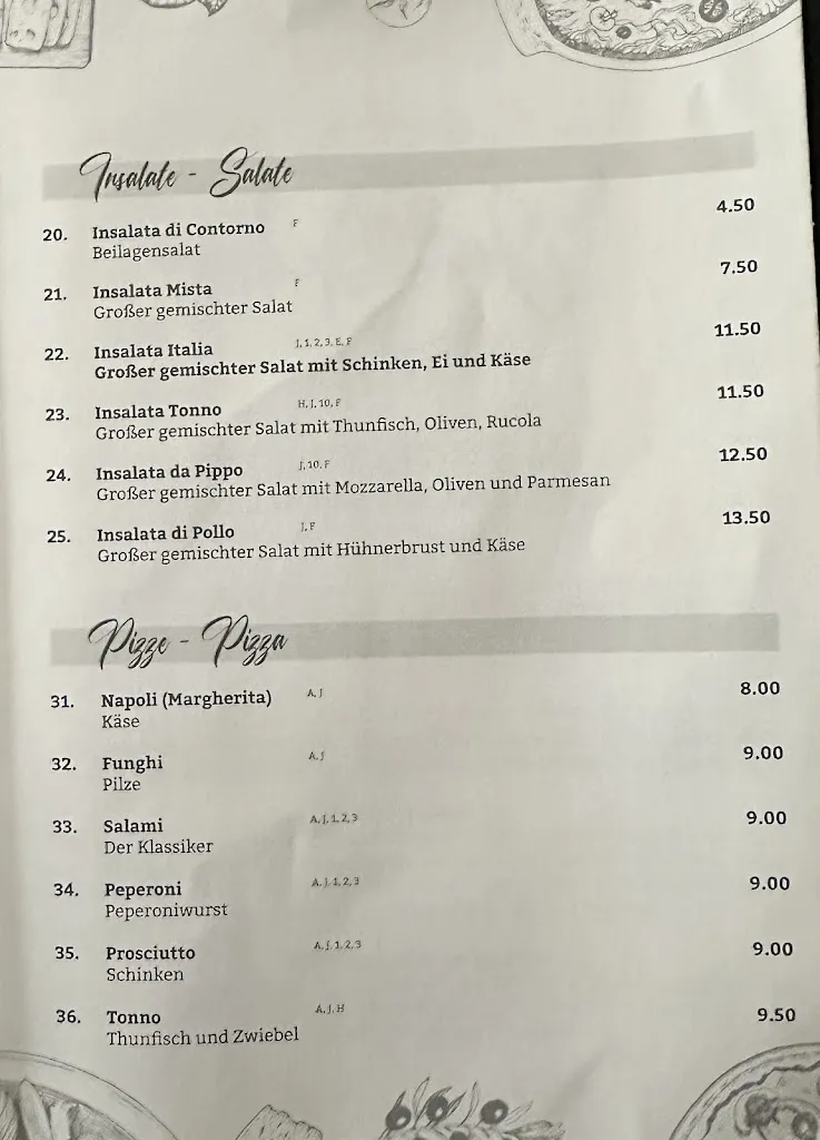 Menu_Der Italiener da Peppe_Lieser_image_1