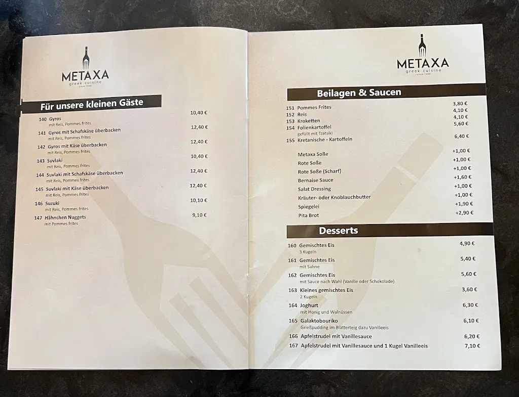 Menu_Metaxa greek cuisine_Laatzen_image_4