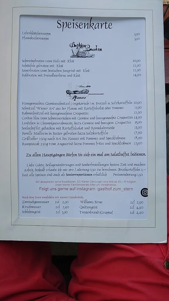 Menu_Landgasthof Hotel 