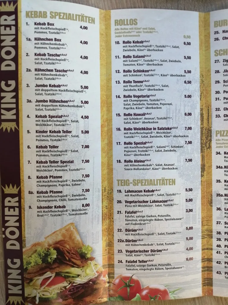 Menu_King Döner_Lemförde_immagine_4