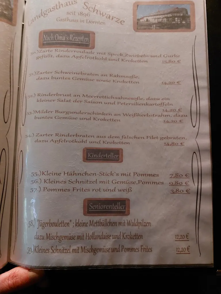 Menu_Landgasthaus Schwarze - Familie Schwarze_Liebenburg_immagine_3