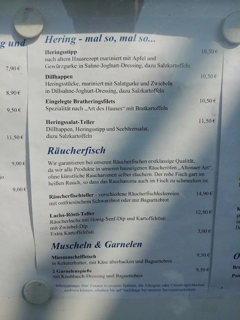 Menu_Fisch Klette: Restaurant & Geschäft_Langeoog_image_3