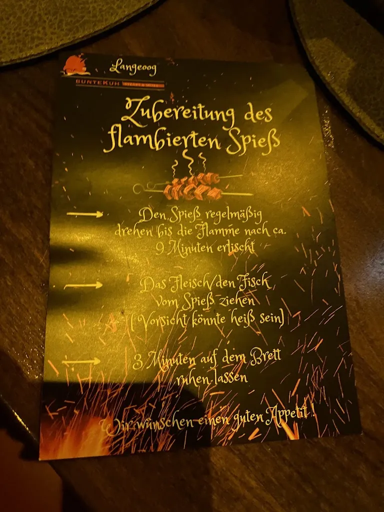 Menu_Restaurant bunteKuh Langeoog_Langeoog_immagine_1