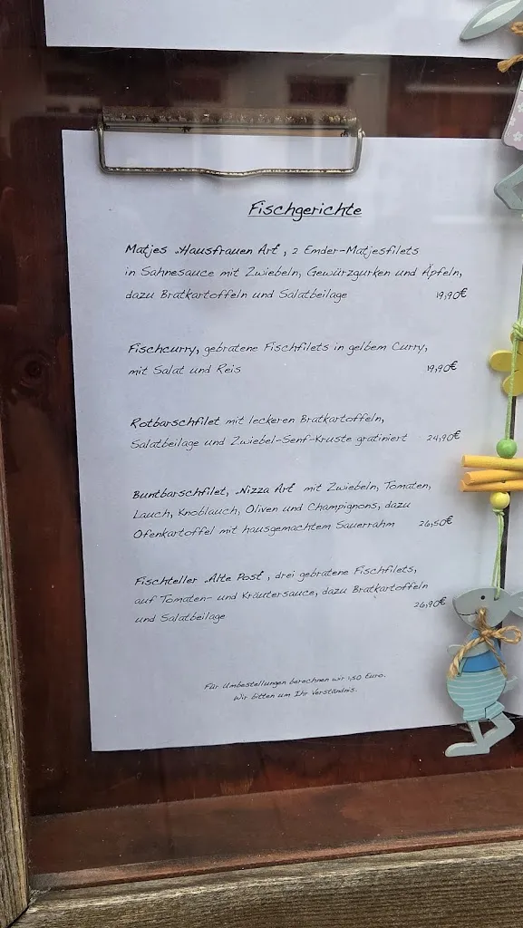 Menu_Restaurant & Café Alte Post_Langeoog_immagine_4