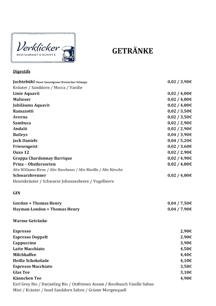 Menu_Restaurant Verklicker_Langeoog_image_2