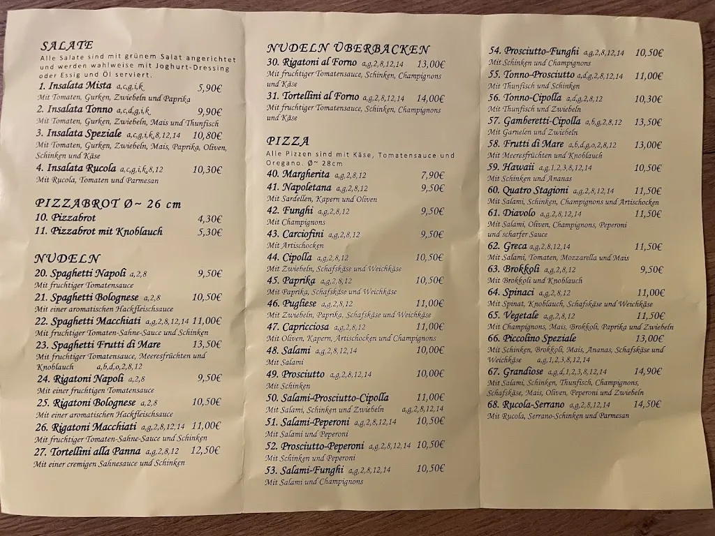 Menu_Pizzeria Piccolino Langeoog_Langeoog_image_1