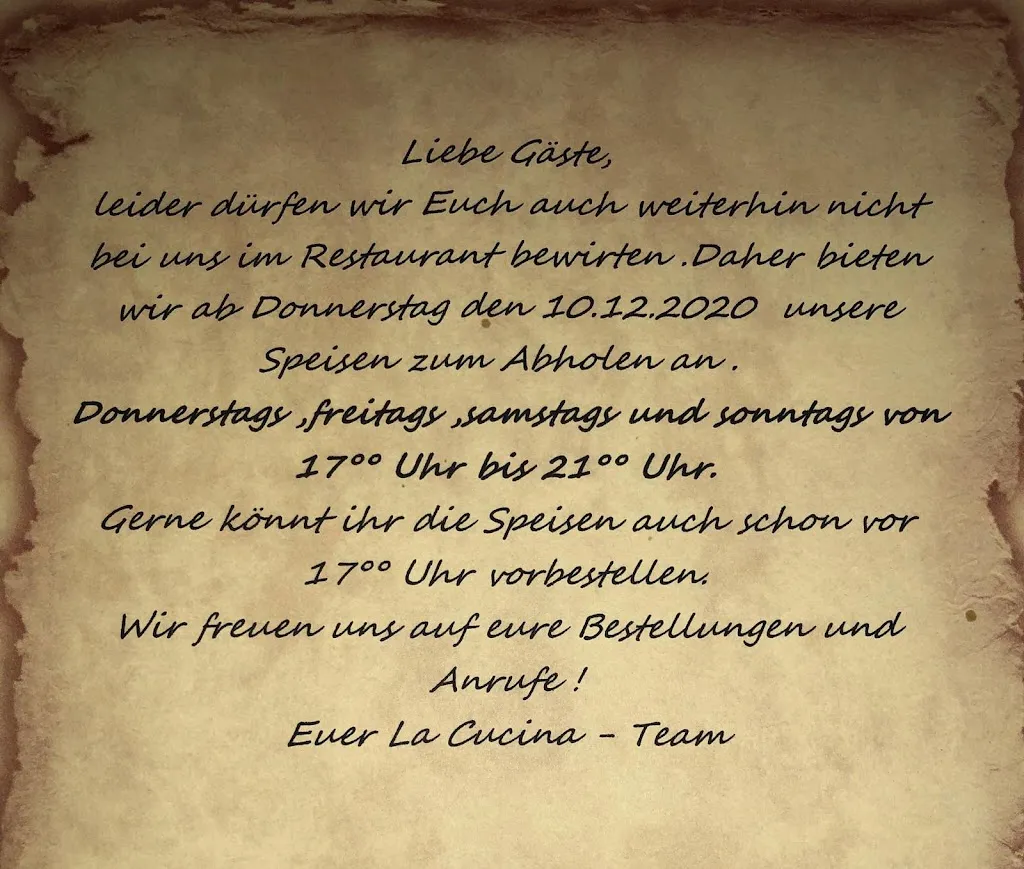 Menü_Restaurant La Cucina__Bild_3