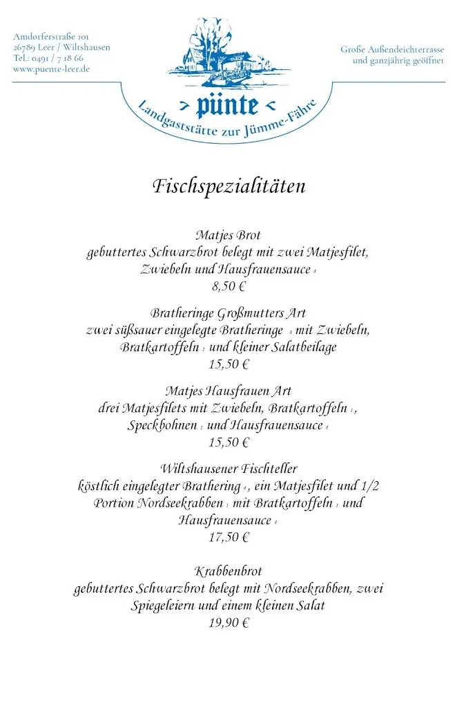 Menu_Landgaststätte zur Jümme-Fähre - Joachim Balzen_(Ostfriesland)_immagine_4