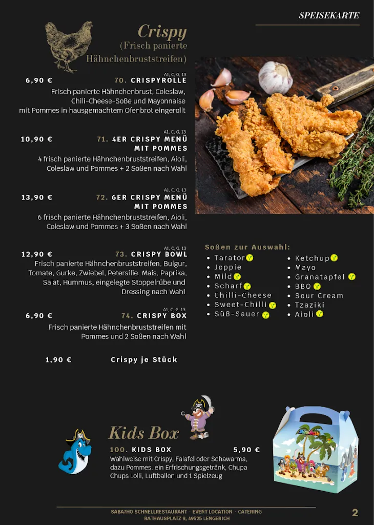 Menü_SABA7HO Schnellrestaurant_Lengerich_Bild_4
