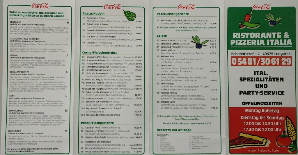 Menu_Pizzeria Italia_Lengerich_image_2