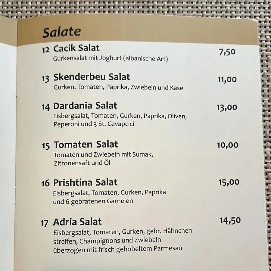 Menu_Restaurant Dardania_Lüchow_immagine_2