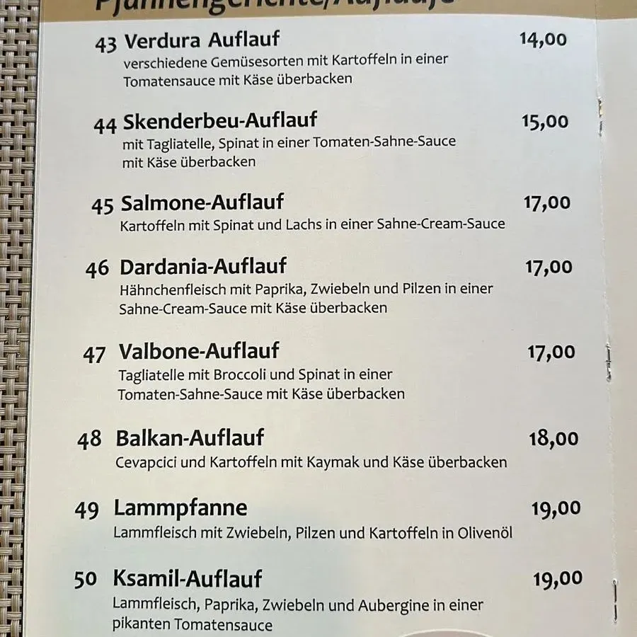 Menu_Restaurant Dardania_Lüchow_immagine_3