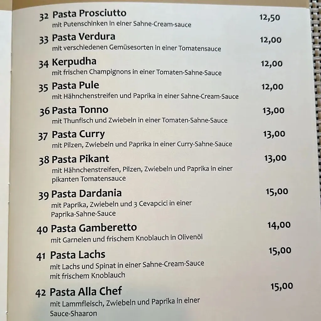 Menu_Restaurant Dardania_Lüchow_immagine_4
