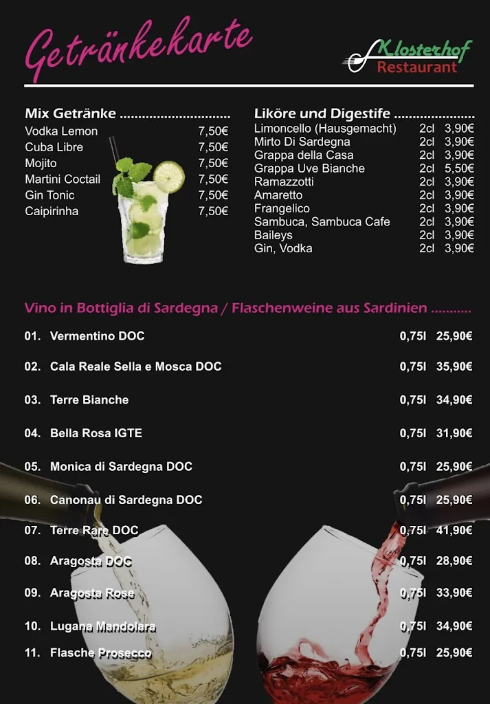 Menu_Klosterhof Restaurant Lilienthal_Lilienthal_image_2