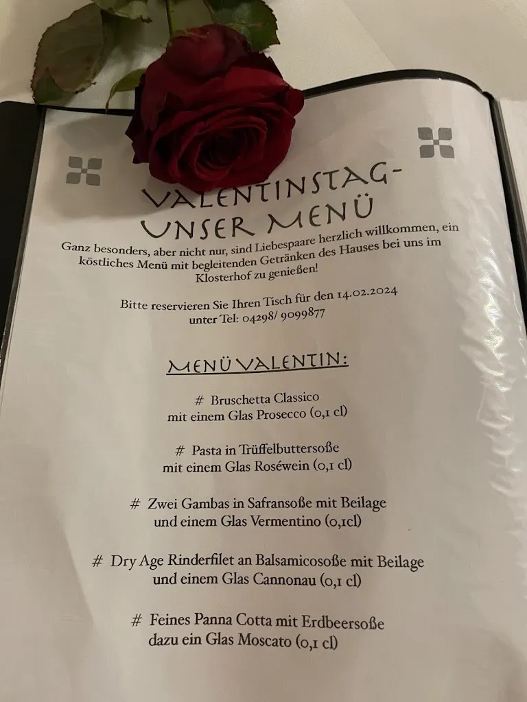 Menu_Klosterhof Restaurant Lilienthal_Lilienthal_image_4