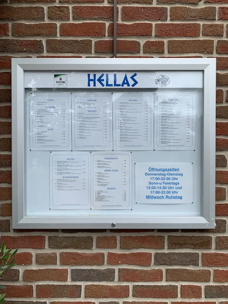 Menu_Hellas Griechische Spezialitäten_Beverstedt_immagine_1
