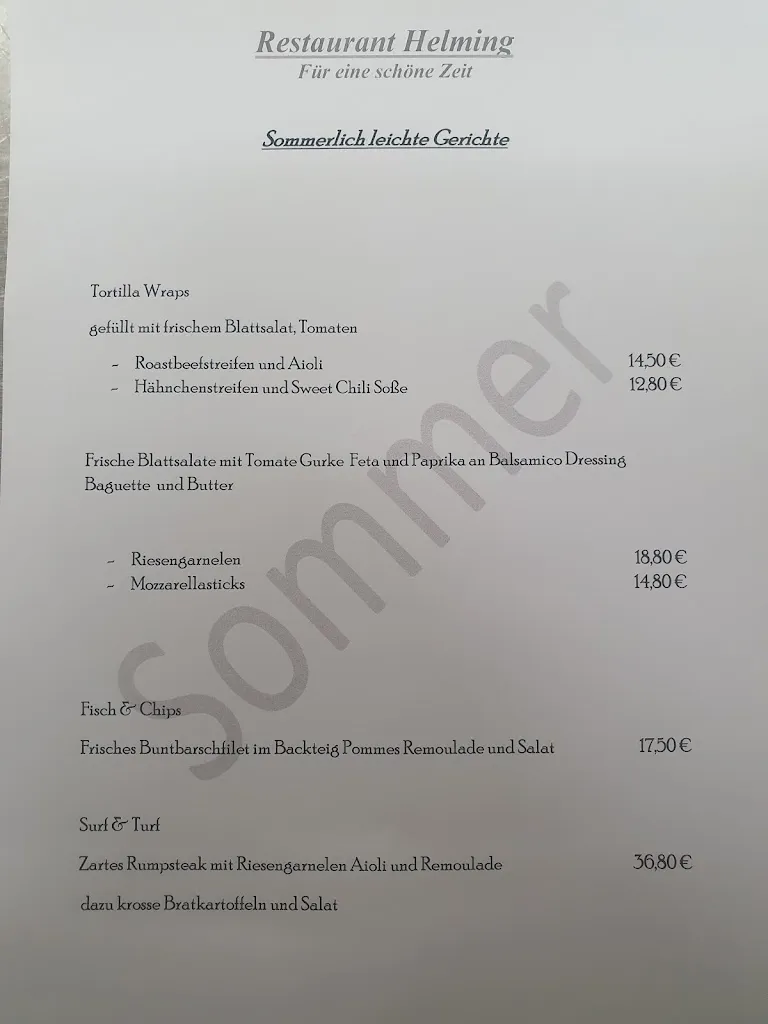 Menu_Restaurant & Gartencafe Helming_Lünne_image_1