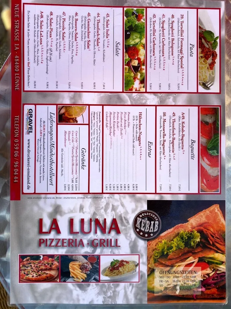 Menu_Pizzeria La Luna_Lünne_image_1