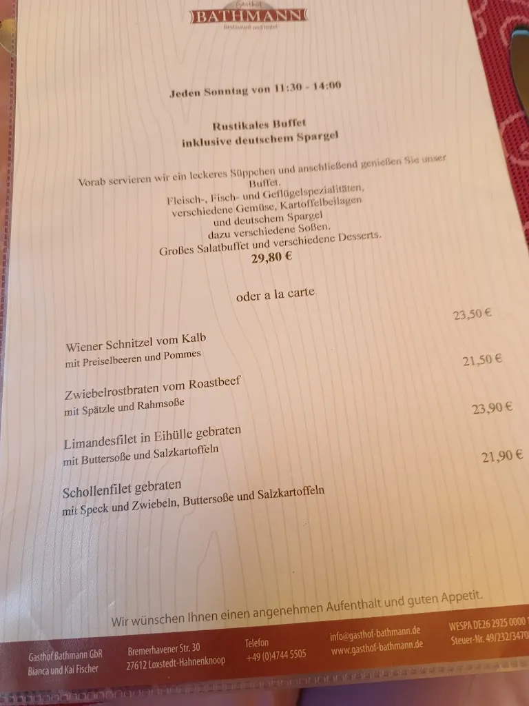 Menu_Gasthof Bathmann_Loxstedt_image_1