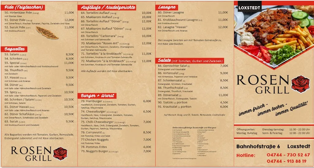 Menu_ROSEN Grill Loxstedt_Loxstedt_image_1