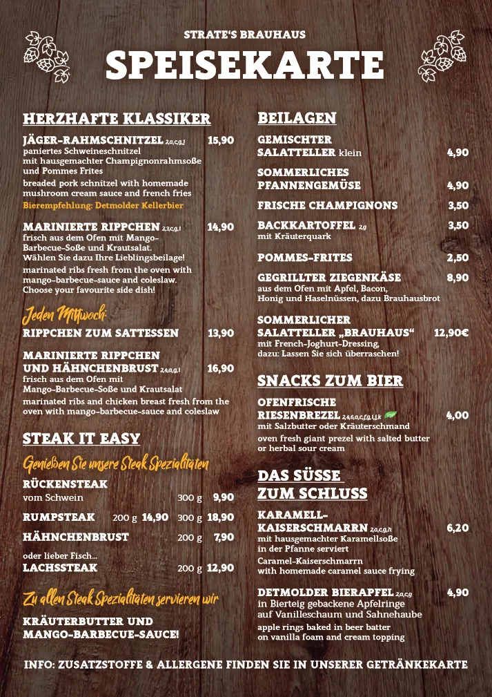 Menu_Strate's Brauhaus Detmold_Detmold_image_2