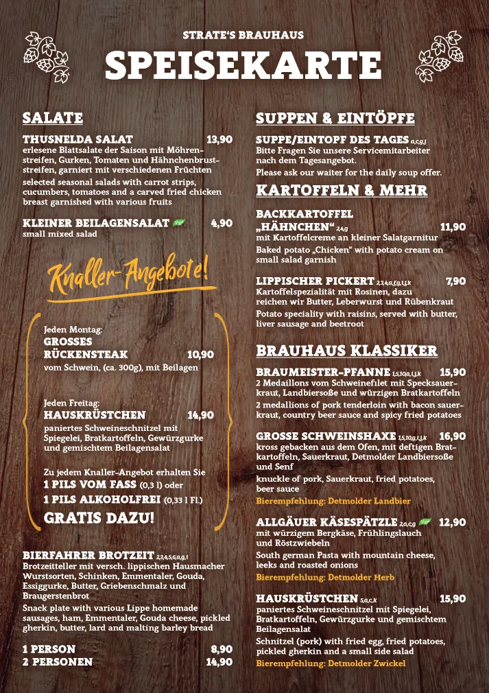 Menu_Strate's Brauhaus Detmold_Detmold_image_3