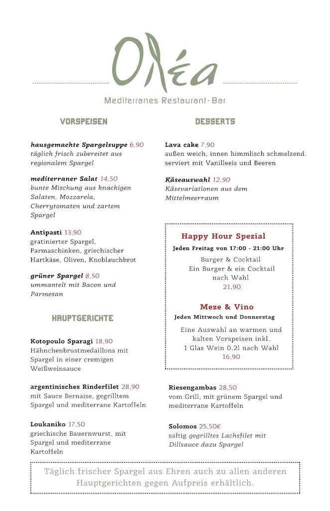 Menu_Restaurant Olea_Löningen_image_1