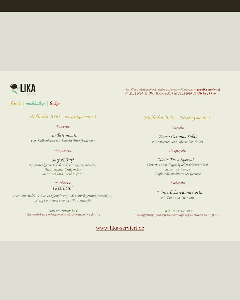 Menu_Gaststätte Sulmtalhalle_Erlenbach_immagine_4