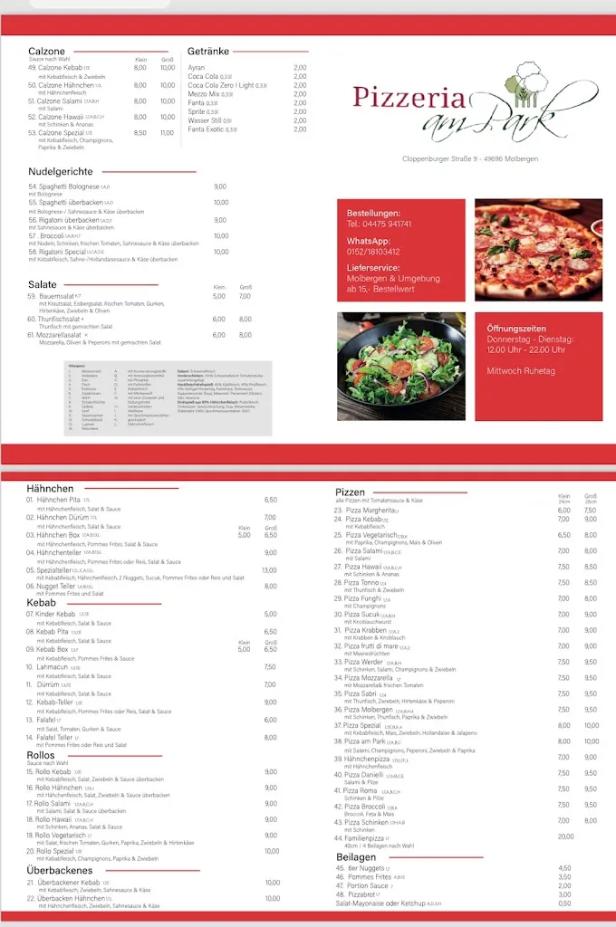 Menu_Pizzeria am Park_Molbergen_image_1