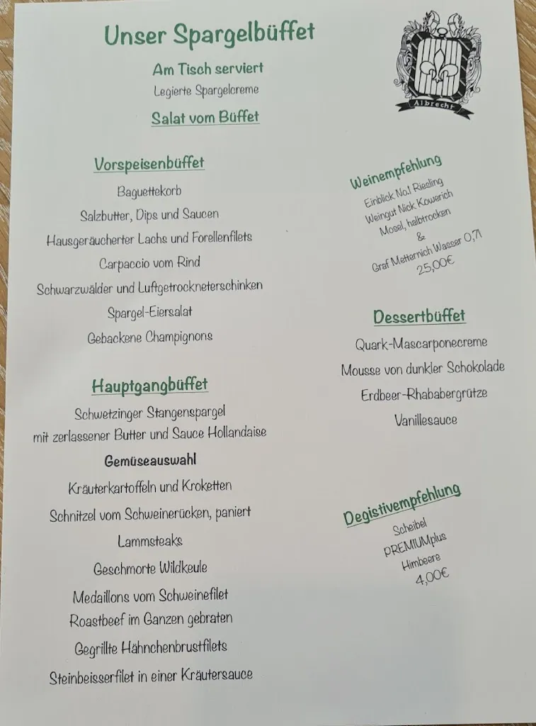 Menu_Gasthaus Albrecht_Moringen_immagine_1