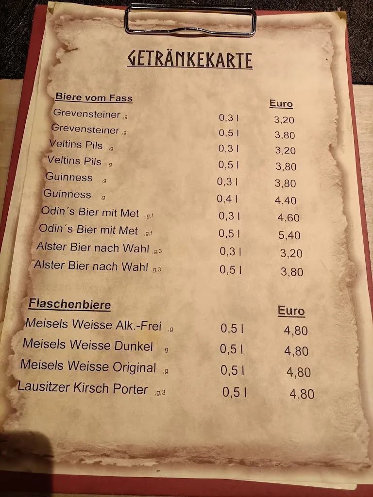 Menu_Walhalla Wikinger Restaurant in Großefehn_Großefehn_image_1