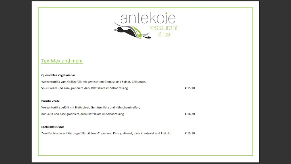 Menu_Antekoje Restaurant & Catering_Neuenkirchen_image_2