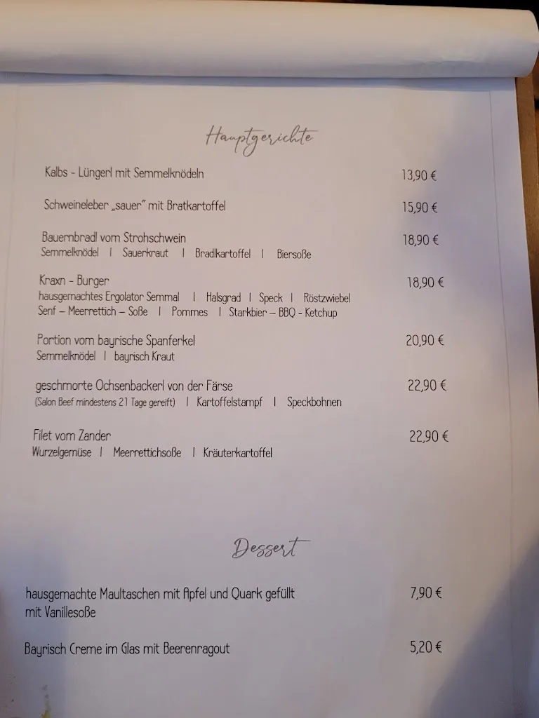 Menu_Restaurant Zum Kraxnwirt_Ergolding_image_1
