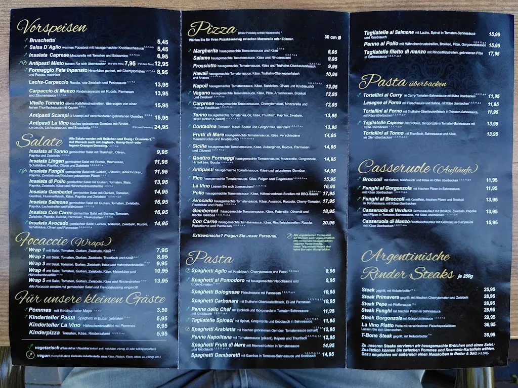 Menu_La Vino Restaurant, Café & Bar_(Ems)_image_1