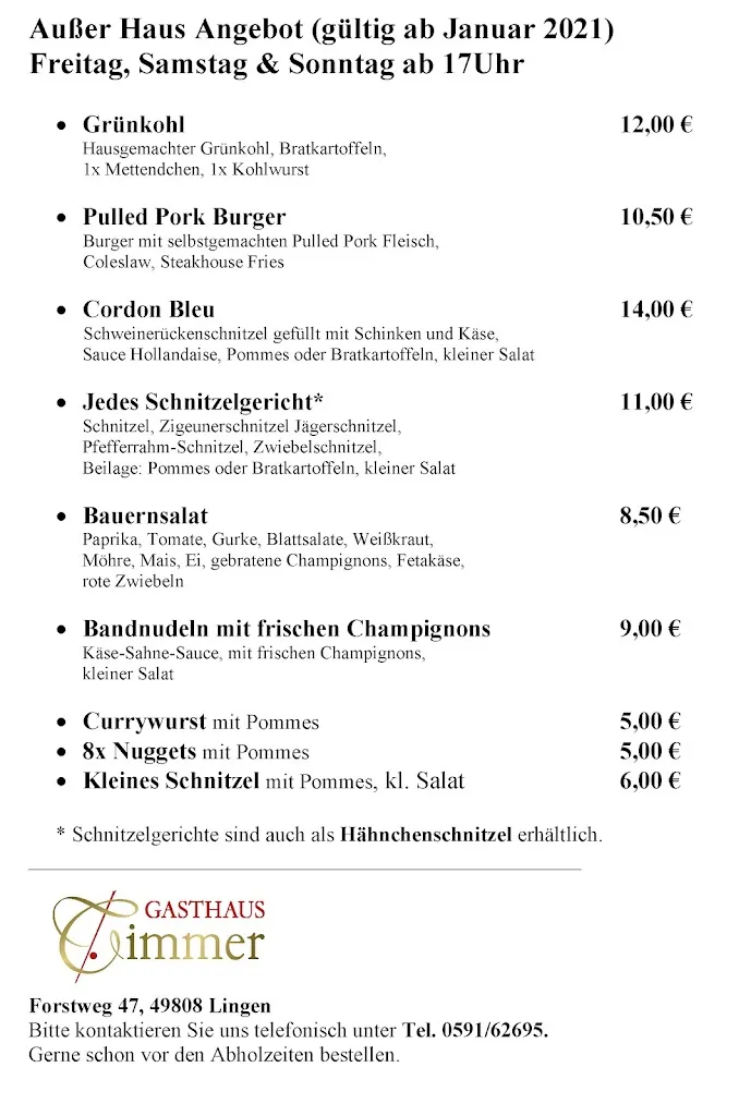 Menu_Gasthaus Timmer_(Ems)_immagine_1